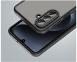 Ματ θήκη για Samsung Galaxy A17 5G, καπνιστή με μαύρες πλευρές