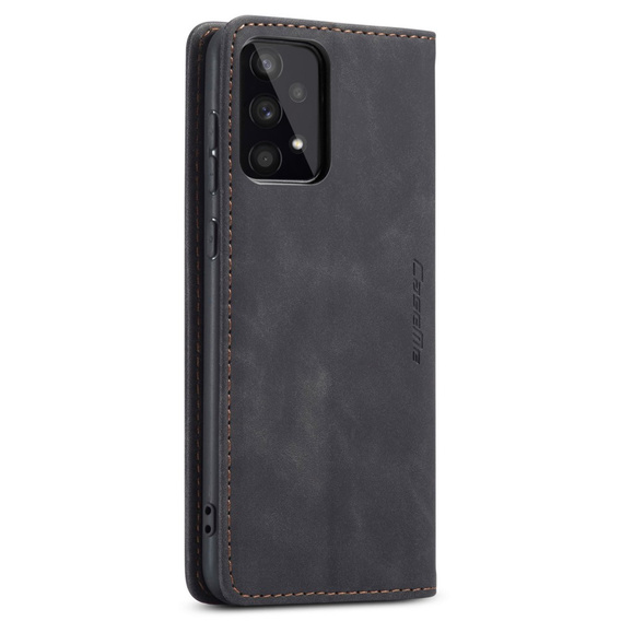 θήκη CASEME για Samsung Galaxy A33 5G, Leather Wallet Case, μαύρη