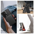 Θήκη για Samsung Galaxy S25 Ultra, Card Holder Kickstand, μαύρη