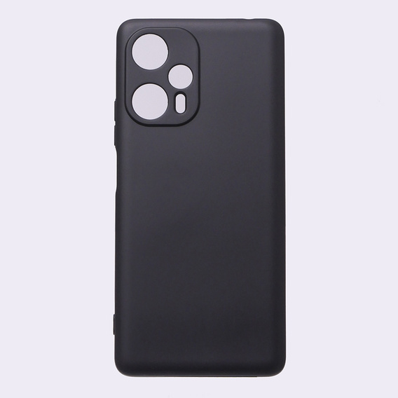 Θήκη για Xiaomi Poco F5, Silicone Lite, μαύρη