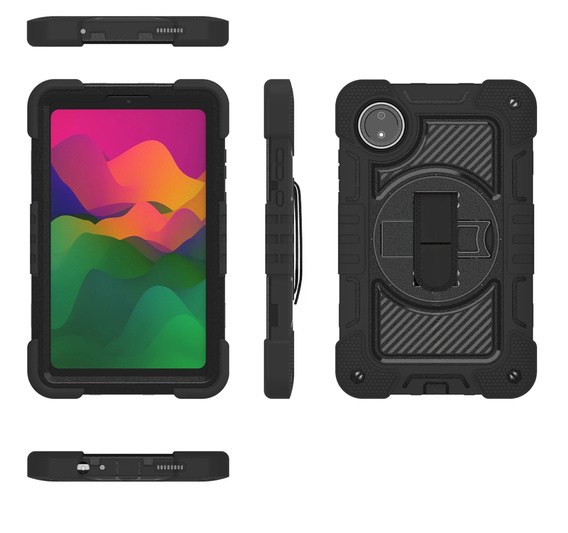 Θήκη για Xiaomi Redmi Pad SE 8.7, θωρακισμένη προστατευτική, Μαύρη