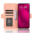 Θήκη με πτερύγιο για T Phone 2 Pro 5G, Card Slot, ροζ