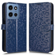 θήκη πτερύγιο για Motorola Moto G86 Power 5G, Wallet Rhombus, μπλε