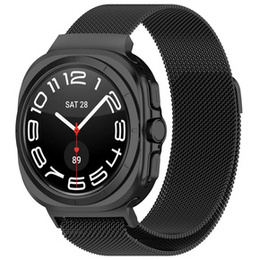 Λουράκι βραχιολιού Μιλάνο για Samsung Galaxy Watch Ultra 47mm (2025 / 2024), Μαύρο
