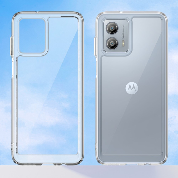 Θήκη για Motorola Moto G53 5G, Fusion Hybrid, διαφανής