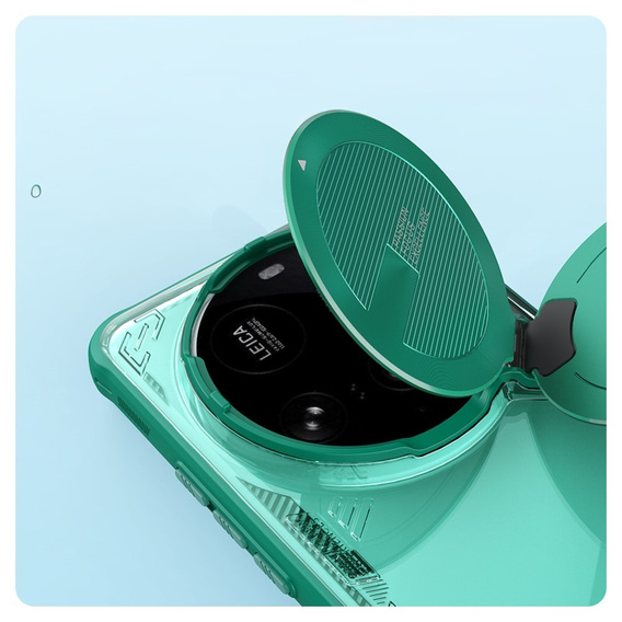 Θήκη για Xiaomi 15 Ultra, θωρακισμένη Nillkin, Icelade Prop, πράσινη