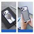 Θήκη Dux Ducis για iPhone 17 Pro, Skin X Pro, με πτερύγιο, για MagSafe, navy blue