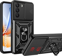 Θήκη για Realme C71, CamShield Slide, μαύρη