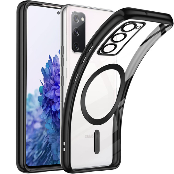 Θήκη για Samsung Galaxy S20 FE, Electro MagSafe, μαύρη + Γυαλί για την οθόνη