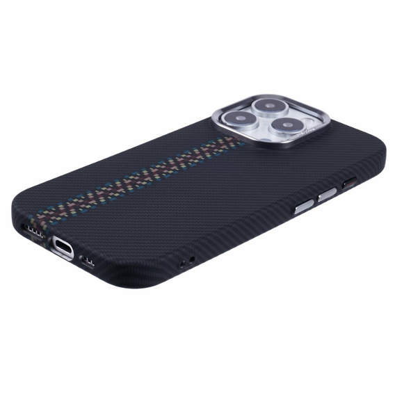 Θήκη για iPhone 14 Pro Max, ανθρακονήματα MagSafe, μαύρη