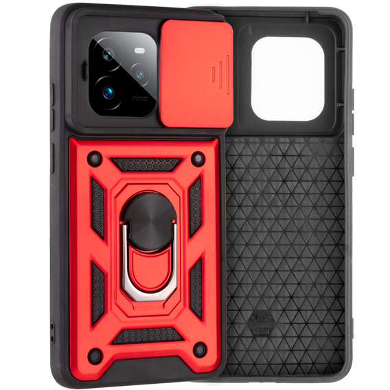 Θήκη για Realme GT 7 Pro, CamShield Slide, κόκκινη
