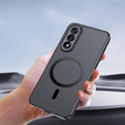 Θήκη για OnePlus Nord 5, για MagSafe, ERBORD Μatt Case, μαύρη