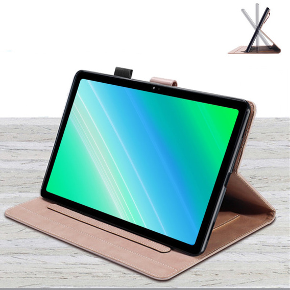 θήκη για iPad 10.2" 2021/2020/2019 (9/8/7 gen.), με πτερύγιο, animal, ροζ