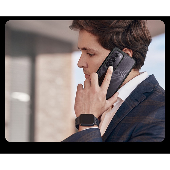 θήκη DuxDucis για το Oppo Reno 12, Aimo Case, διαφανής / μαύρη