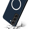 Θήκη για Samsung Galaxy S21, Magsafe Slim Carbon, μπλε