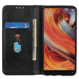 Θήκη για Samsung Galaxy S24 Ultra, Wallet Litchi Leather, μαύρη