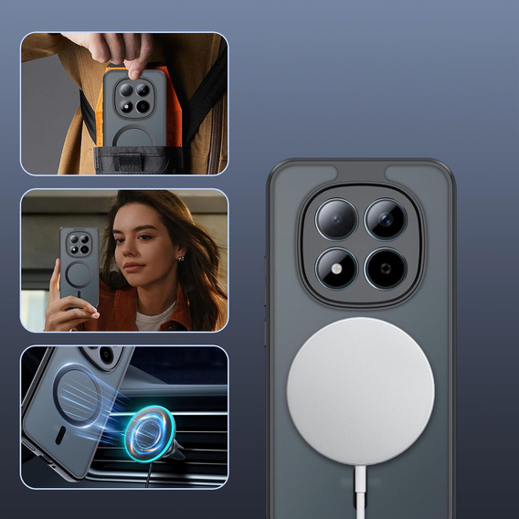 Θήκη για MagSafe ERBORD Matt Case για Xiaomi Redmi Note 15 Pro 4G