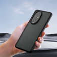 Θήκη για Honor 200 Pro 5G, Fusion Hybrid, διαφανής / μαύρη