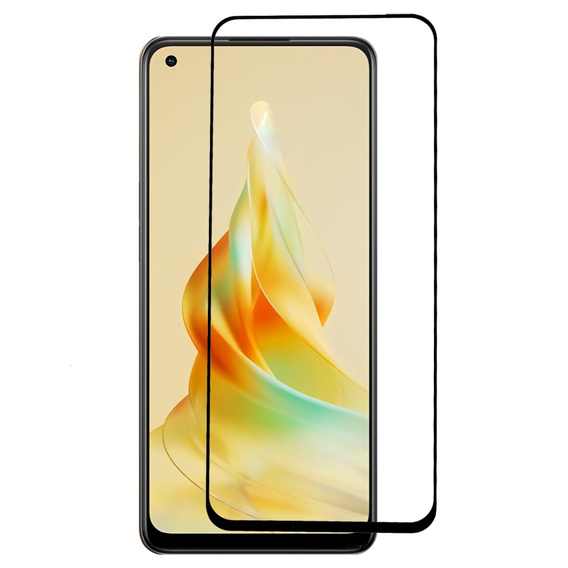RURIHAI 3D γυαλί πλήρους οθόνης για Oppo Reno8 T 4G