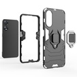 Θήκη για Oppo A78 5G, Kickstand Ring, μαύρη