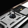 Θήκη για Xiaomi Poco F4 GT, CamShield Slide, ασημένιο