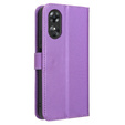 Θήκη με πτερύγιο για Oppo A17, Wallet Smart Magnet, μωβ