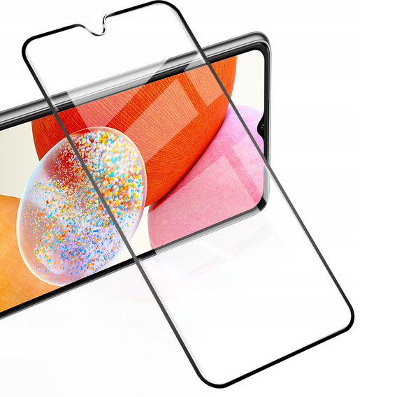 2x Μετριασμένο γυαλί για Samsung Galaxy A14 4G / A14 5G, ERBORD 3D πλήρης οθόνη