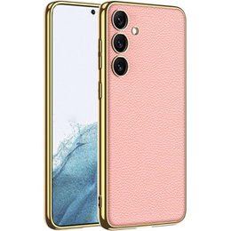 Θήκη για Samsung Galaxy S24, GKK Leather, ροζ
