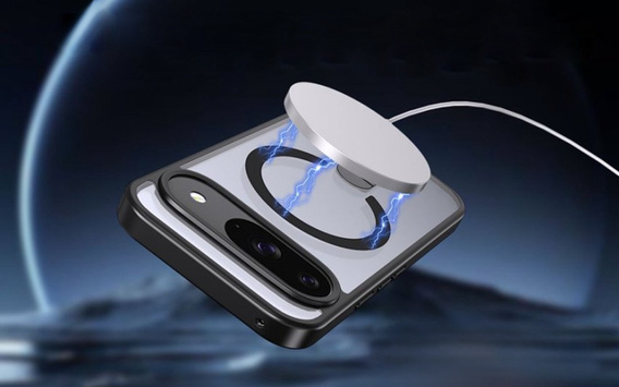 Υβριδική θήκη Fusion για Google Pixel 10 / 10 Pro, για MagSafe, με βάση, μαύρο