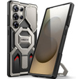 Θήκη για Samsung Galaxy S25 Ultra, Tongate MECH MagSafe Series, Πράσινη + 9H Tempered Glass
