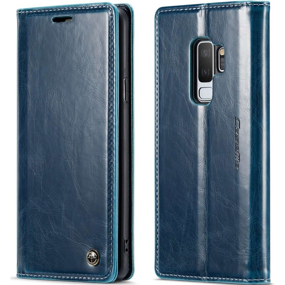 θήκη CASEME για Samsung Galaxy S9+ Plus, Waxy Textured, μπλε