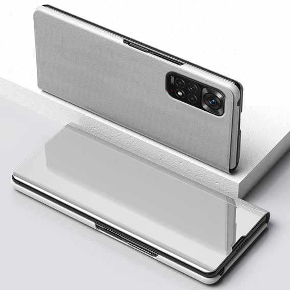 Θήκη για Xiaomi Redmi Note 11 / 11S, Clear View, ασημένια