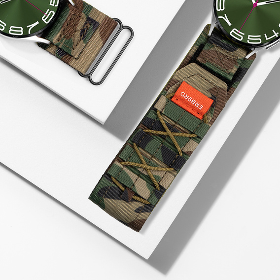 ERBORD Παγκόσμια ζώνη νάιλον 20mm, μπλε