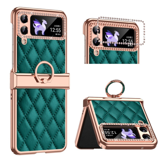 Θήκη για Samsung Galaxy Z Flip 4 5G, Rhombus Grid