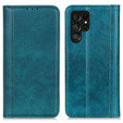 Θήκη για Samsung Galaxy S25 Ultra, Wallet Litchi Leather, πράσινη