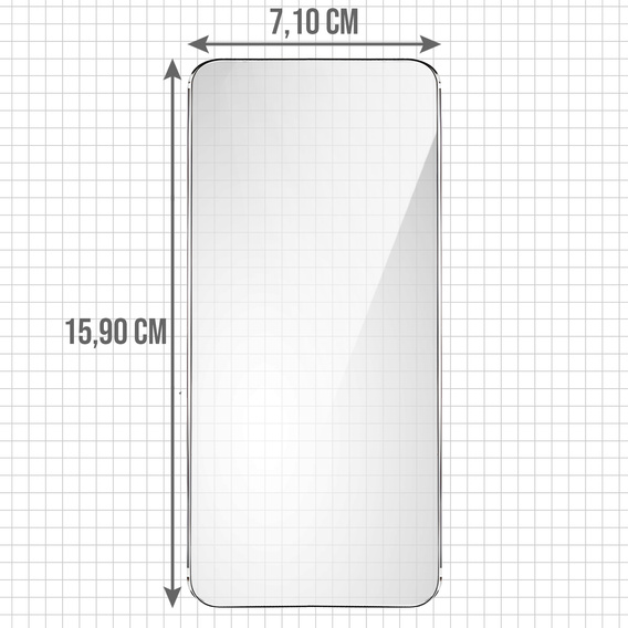 2x Μετριασμένο γυαλί για Xiaomi Redmi Note 12 4G/5G / POCO X5 5G, ERBORD 9H Hard Glass στην οθόνη