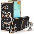 Θήκη για Xiaomi Redmi 13, Bunny, μαύρη