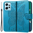 Θήκη με πτερύγιο για Xiaomi Redmi Note 12 4G, Butterfly, μπλε
