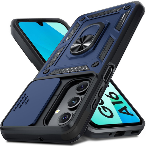 Θήκη για Samsung Galaxy A16, CamShield Slide, μπλε