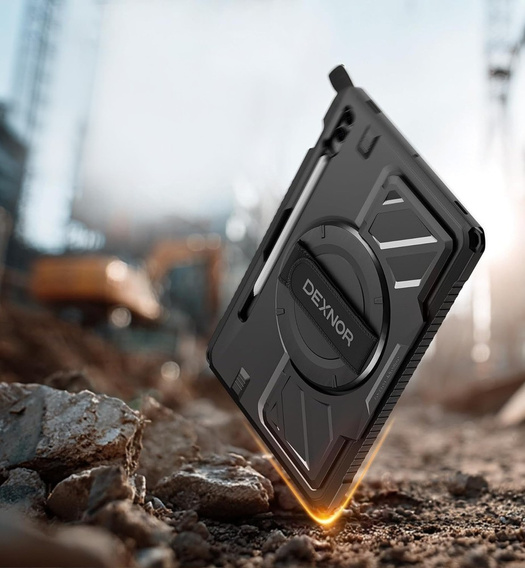 Θήκη Dexnor 360° με λουράκι και θήκη γραφίδας για Samsung Galaxy Tab S9 FE+