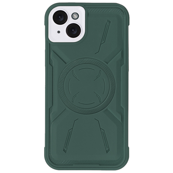 Θήκη για iPhone 15, ERBORD Armor Mag, πράσινη