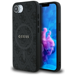 GUESS Θήκη για iPhone 16E, 4G Ring Classic Logo, μαύρη