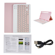 Θήκη + πληκτρολόγιο Samsung Galaxy Tab S7 T870/T875 / S8, Pen Slot, ροζ rose gold