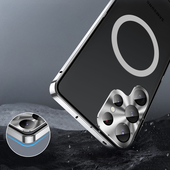 θήκη προστασίας κάμερας για το Samsung Galaxy S25 Ultra, CamShield MagSafe, ασημένια