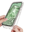 Θήκη για Google Pixel 8A, Shockproof, με μεμβράνη, διαφανής