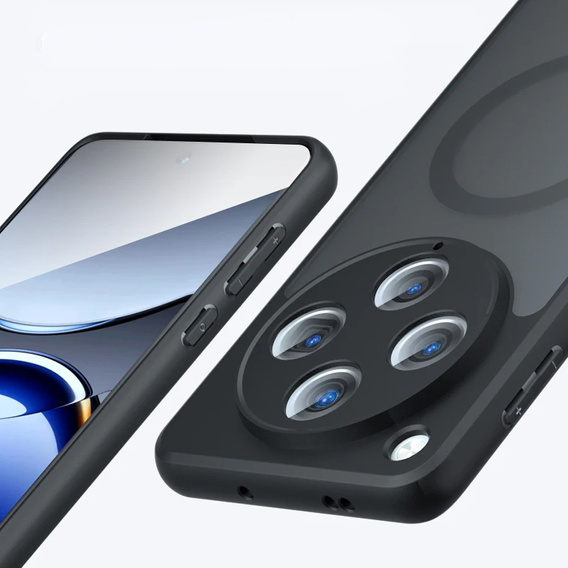 Θήκη για Oppo Find X8 Pro, για MagSafe, ERBORD Μatt Case, μαύρη