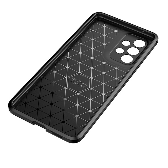 Θήκη για Samsung Galaxy A53 5G, Carbon Gel, μαύρη