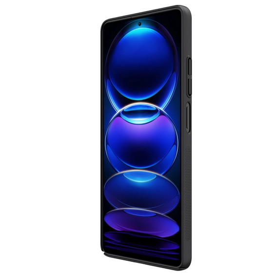 NILLKIN θήκη για Xiaomi Poco X5 Pro 5G, θήκη Super Frosted Shield, μαύρη