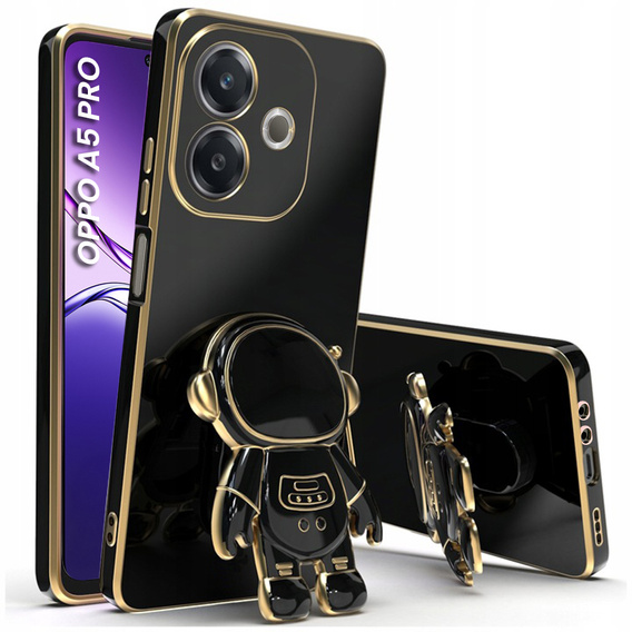 Θήκη για Oppo A5 Pro 5G, Astronaut, μαύρη