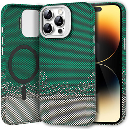 Θήκη για iPhone 14 Pro, Πλαίσιο Kickstand, για MagSafe, Sand Green